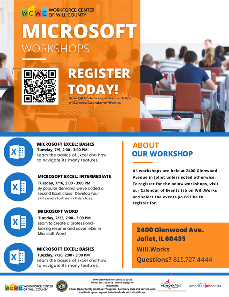 Microsoft Excel: Intermediate Workshop