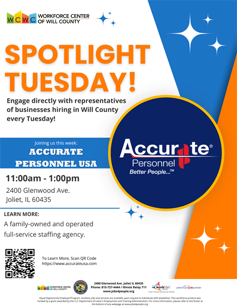 Spotlight Tuesday - Accurate Personnel USA