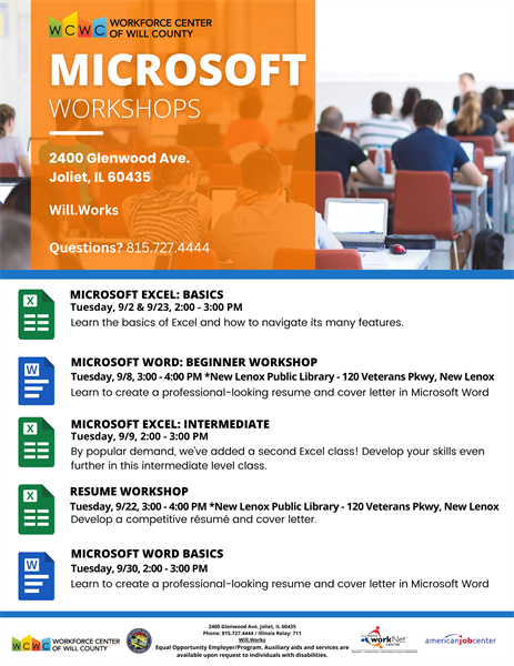 Microsoft Excel: Intermediate Workshop